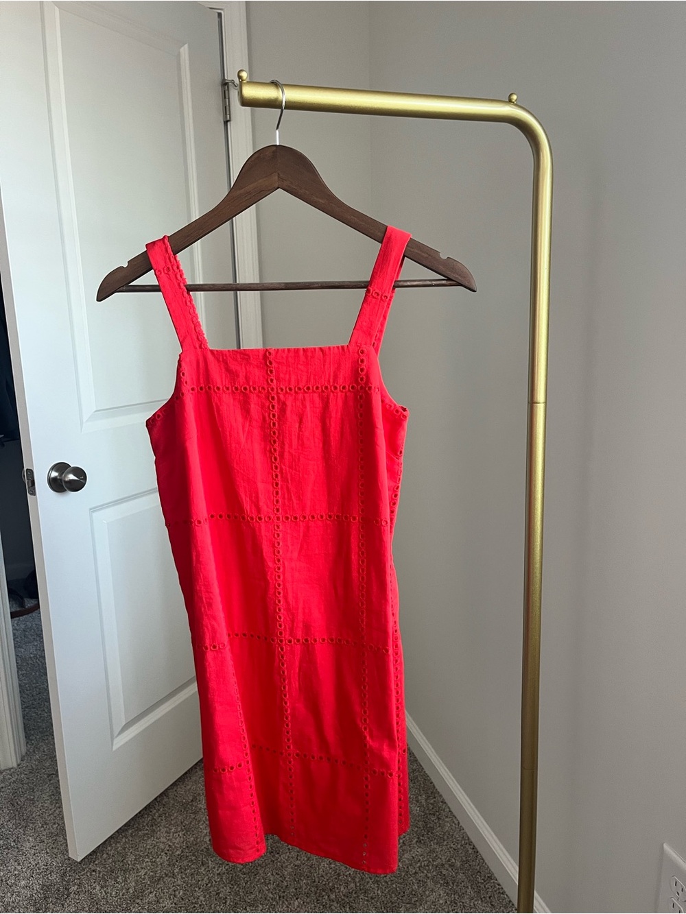 Banana Republic Red Eyelet Sundress